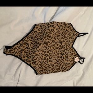 NWT FOREVER 21 LEOPARD PRINT BODYSUIT